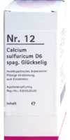 NR.12 Calcium sulfuricum D 6 spag.Glückselig