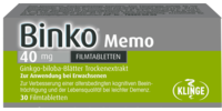 BINKO Memo 40 mg Filmtabletten